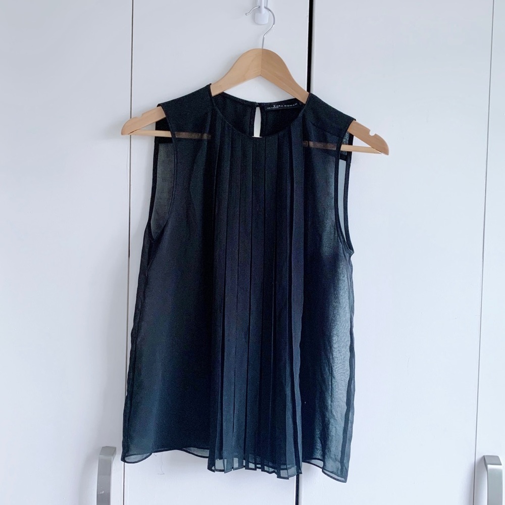 🌚 Black Sheer Top 🌚